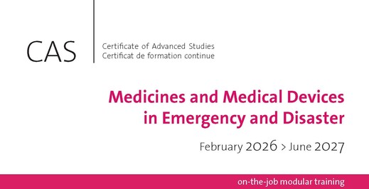CAS Medicines and Medical Devices in Emergency and Disaster