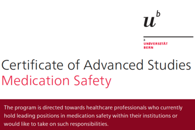 New CAS in Medication Safety starting in October 2023